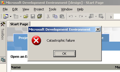 Catastrophic failure